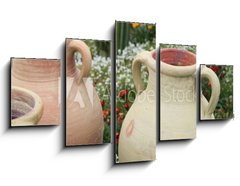Obraz ptidln 5D - 125 x 70 cm F_GS32656633 - Kakteengarten mit Tonkr gen