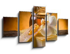 Obraz   natural homemade honey soap, 125 x 70 cm