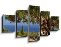 Obraz ptidln 5D - 125 x 70 cm F_GS33058349 - Griechische Inseln