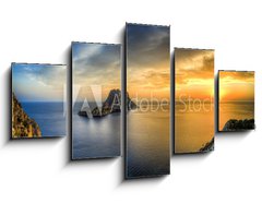 Obraz 5D ptidln - 125 x 70 cm F_GS33509446 - Isla de es vedra en cala D hort - Ibiza