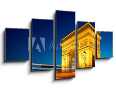 Obraz 5D ptidln - 125 x 70 cm F_GS35687820 - Arc de Triomphe Champs Elyses Paris France