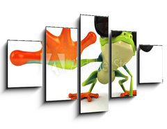 Obraz 5D ptidln - 125 x 70 cm F_GS35896989 - Grenouille