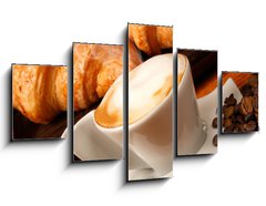 Obraz 5D ptidln - 125 x 70 cm F_GS36105729 - Cappuccino e brioches