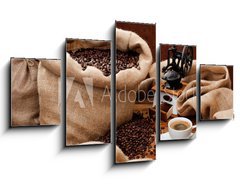 Obraz 5D ptidln - 125 x 70 cm F_GS36526227 - Coffee still life