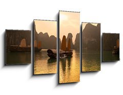 Obraz   Halong Bay, Vietnam. Unesco World Heritage Site., 125 x 70 cm