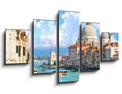 Obraz ptidln 5D - 125 x 70 cm F_GS37097506 - Venice, view of grand canal and basilica of santa maria della sa