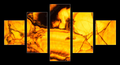 Obraz 5D ptidln - 125 x 70 cm F_GS371525447 - Backlit translucent alabaster. Abstract natural stone texture