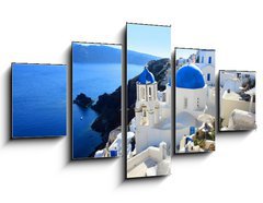 Obraz 5D ptidln - 125 x 70 cm F_GS37155433 - Santorin - Oia