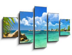 Obraz 5D ptidln - 125 x 70 cm F_GS37245256 - tropical paradise - Seychelles islands