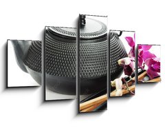 Obraz 5D ptidln - 125 x 70 cm F_GS38491507 - Tea pot and chopsticks