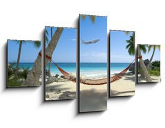 Obraz   Hamac aux carabes , holidays 06, 125 x 70 cm