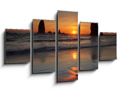 Obraz 5D ptidln - 125 x 70 cm F_GS40900437 - cannon beach