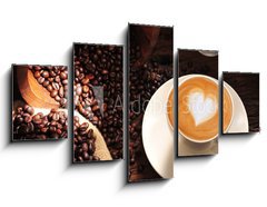 Obraz 5D ptidln - 125 x 70 cm F_GS41229153 - Latte art