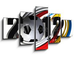 Obraz 5D ptidln - 125 x 70 cm F_GS41457481 - fussball 2012 - fotbal 2012