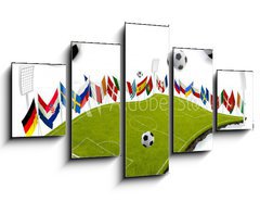 Obraz   Soccer championship, 125 x 70 cm