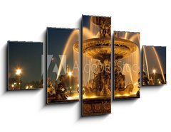Obraz 5D ptidln - 125 x 70 cm F_GS41937804 - Fountain, Place de la Concorde, Paris   Arena Photo UK