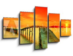 Obraz   Sunset panorama, 125 x 70 cm