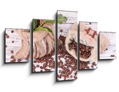 Obraz 5D ptidln - 125 x 70 cm F_GS42808364 - Jutes ckchen voll mit Kaffee
