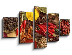 Obraz 5D ptidln - 125 x 70 cm F_GS43282253 - Spices and herbs