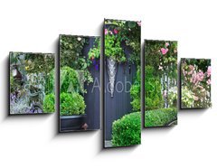 Obraz   Small charming garden gate., 125 x 70 cm