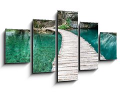 Obraz 5D ptidln - 125 x 70 cm F_GS44743153 - Ponte di Plitvice