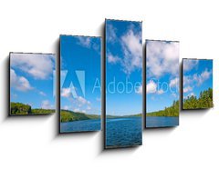 Obraz   Blue and White in Canoe Country, 125 x 70 cm
