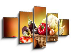 Obraz   Healthy Organic Vegetables Still life Art Design, 125 x 70 cm