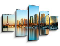 Obraz 5D ptidln - 125 x 70 cm F_GS45236411 - Paris Tour Eiffel skyline