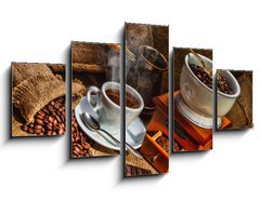 Obraz 5D ptidln - 125 x 70 cm F_GS45568807 - grinder and other accessories for the coffee