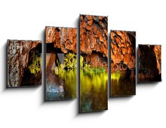 Obraz   Cenote, underwater cave, Yucatan, 125 x 70 cm