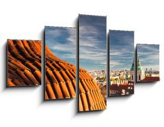 Obraz 5D ptidln - 125 x 70 cm F_GS45920118 - View from Prague Castle on the autumn Prague
