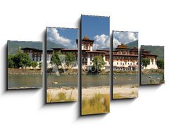 Obraz 5D ptidln - 125 x 70 cm F_GS46784957 - Punakha Dzong, Bhutan