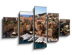Obraz pětidílný 5D - 125 x 70 cm F_GS4879946 - Monte Carlo on the French Riviera