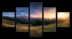 Obraz 5D ptidln - 125 x 70 cm F_GS503264919 - Sunset in Zazriva