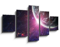 Obraz 5D ptidln - 125 x 70 cm F_GS50610051 - Beautiful space. Elements of this image furnished by NASA