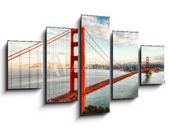 Obraz 5D ptidln - 125 x 70 cm F_GS51909292 - Golden Gate Bridge, San Francisco