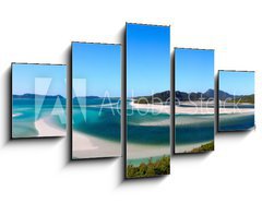 Obraz 5D ptidln - 125 x 70 cm F_GS52090672 - Whitehaven beach