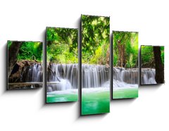 Obraz   Thailand waterfall in Kanjanaburi, 125 x 70 cm