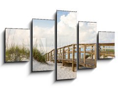 Obraz   Boardwalk in the Beach Sand Dunes, 125 x 70 cm