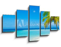 Obraz 5D ptidln - 125 x 70 cm F_GS56105432 - Traum Insel in der Karibik