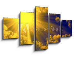 Obraz   Golden rays, 125 x 70 cm