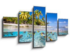 Obraz   Tropical island, 125 x 70 cm