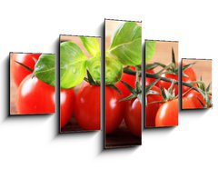 Obraz 5D ptidln - 125 x 70 cm F_GS59524463 - Bunch of red tomatoes - Banda ervench rajat
