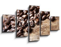 Obraz   Coffee on Wood, 125 x 70 cm