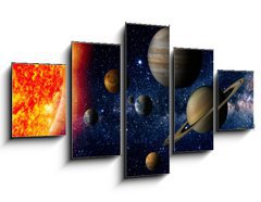 Obraz   Solar system, 125 x 70 cm