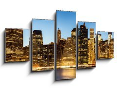 Obraz 5D ptidln - 125 x 70 cm F_GS64872508 - Panorama of New York City