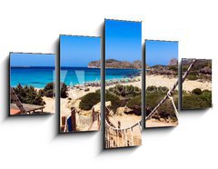 Obraz 5D ptidln - 125 x 70 cm F_GS65475303 - Falasarna beach, Crete, Greece