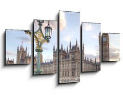 Obraz 5D ptidln - 125 x 70 cm F_GS65729233 - Big Ben and House of Parliament at Night