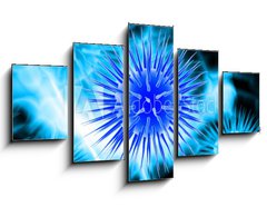 Obraz   E coli Bacteria, 125 x 70 cm