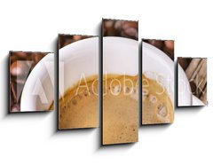 Obraz 5D ptidln - 125 x 70 cm F_GS69523318 - tazzina di caff